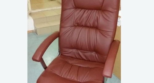 Обтяжка офисного кресла. Красноуральск